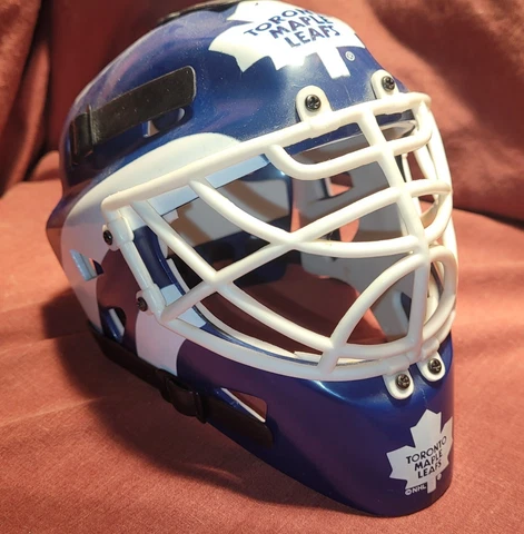 Toronto Maple Leafs Hockey Riddell NHL Mini Goalie Mask Helmet 1990's Miniature Cover