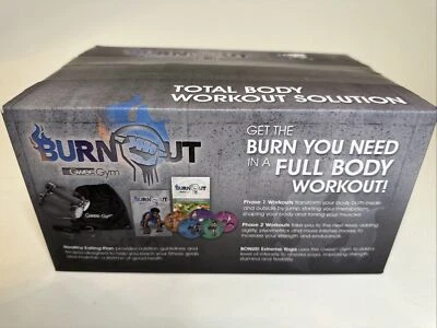 Gwee Gimnasio Burnout Ejercicio Entrenamiento Kit Fitness + DVD con Bonus Yoga Sellado Nuevo Foto 1 de 4