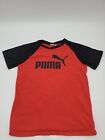 Puma Shirt Youth Large Red Black Logo..T179