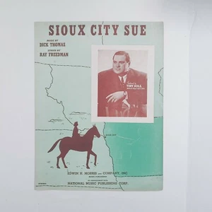 Sioux City Sue Vintage Noten Tiny Hill Cover 1945 Gitarre Gesang Klavier - Bild 1 von 4