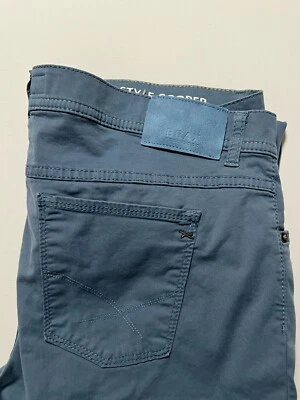Pantalones Brax Cooper Marathon Cómodos Informales Preppy Azul Chino Para Hombre Talla 36x29 Foto 1 de 4