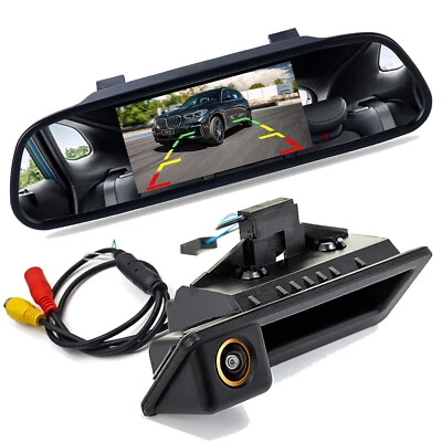 4.3" Car Rear View Monitor Reversing Backup Camera For BMW 3/5/7 series X5 X3 X6 - Image 1 of 4