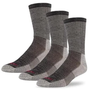 Hiker GX 74% Merino Wool Hiking Crew Sock, All Season, Trekking & Large Black - Picture 1 of 7