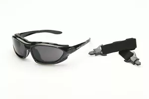 Lunettes de soleil Alpland lunettes de moto lunettes de protection noires lunettes de vélo - Photo 1 sur 4