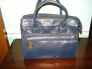 Borsa a mano Giani Bernini Blu Navy in pelle - Foto 1 di 8