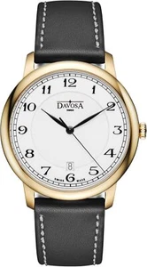 Davosa Watch 3 Hands Date Amaranto Swiss Made 162.481.26 Men's Black - Picture 1 of 1