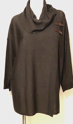 NUEVO CON ETIQUETAS SUÉTER PARA MUJER ELLEN TRACY OLIVA OSCURO CAPUCHA CUELLO CAPAS TALLA 1X PRECIO DE VENTA SUGERIDO POR EL FABRICANTE $69.99 Foto 1 de 3