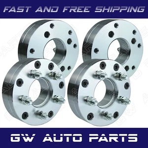4 PC 4 LUG TO 5 LUG CONVERSION WHEEL ADAPTER 4X4.25 TO 5x4.5 2" THICK M12x1.5  - Picture 1 of 8