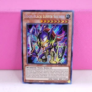 🔥 YUGIOH • TOON BLACK LUSTER SOLDIER • BLCR-EN065 • SECRET RARE • 1st • NM 🔥 - Imagen 1 de 18