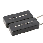 Set Lp P90 Electric Guitar Alnico 5 Pickup W/ Metal Braided Wire
