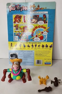 Vtg 1991 Disney Tale Spin Louie Action Figure Playmates Toy Complete W/Card Back - Picture 1 of 12