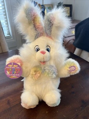 Винтажный 1993 DanDee анимированный поющий 14» кролик новый с Ярлыками Shakes поет Эдвин Старр РЕДКАЯ - Изображение 1 из 4