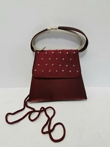 Sasha Shoulder Cross Body Handbag Purse, Rope Red Diamond Style  - Picture 1 of 10