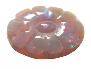 CABUJÓN DE ÓPALO FLOR TALLADA STOCK ANTIGUO 3,17ct - Imagen 1 de 6