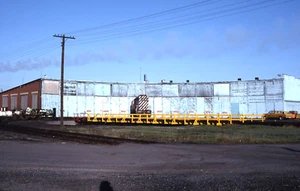 Originaldia: Canadian Pacific Roundhouse Scene at Sudbury, Ontario 1991 - Bild 1 von 1