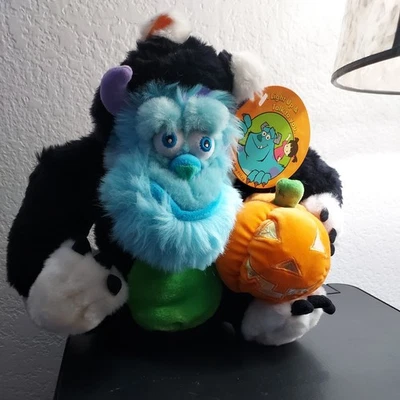 Disney Monsters Inc. Halloween Sulley con calabaza que se ilumina y habla nuevo con etiquetas Foto 1 de 4