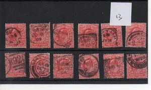 GB - Edward V11 (A 13) - 1d Wert - 12 Exemplare - gebraucht - Bild 1 von 1