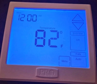  Termostato PRO1 T905 de una sola etapa 1 calor, 1 batería fría o cableado 7 días  Foto 1 de 4