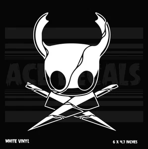 Caballero Hueco - Calavera y Uñas - Videojuego - Calcomanía Adhesiva - Imagen 1 de 2
