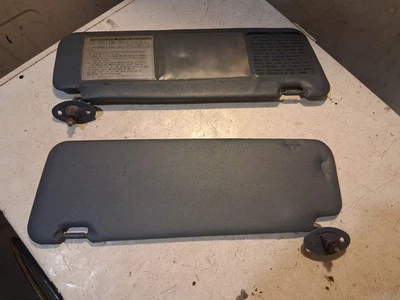 1989 - 1995 ? Toyota Pickup Truck Left And Right Sun Visors Blue - Image 1 of 4