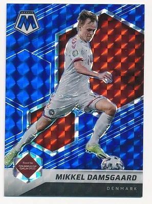 MIKKEL DAMSGAARD 2021-22 PANINI MOSAIC BLUE MOSAIC PRIZM #154 SP #82/99 MINT - Image 1 of 2