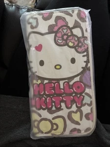Hello Kitty Cute Zip Around Wallet Inside Zipper Change Pocket Card Holder Large - Picture 1 of 2