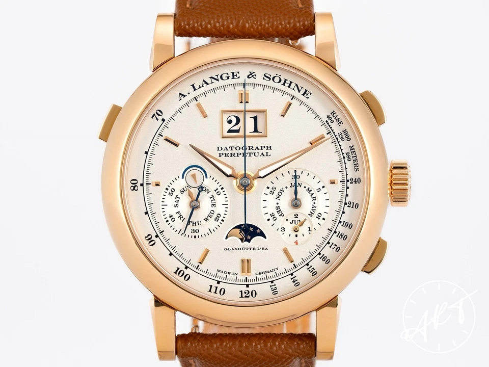 *Rare* A. Lange & Sohne 18K Rose Gold Datograph Perpetual 41mm Watch 410.032 - image 1 of 4
