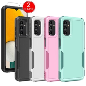 For Samsung Galaxy A03S A13/A53 5G Case,Shockproof Armor Cover+Screen Protector - Zdjęcie 1 z 16