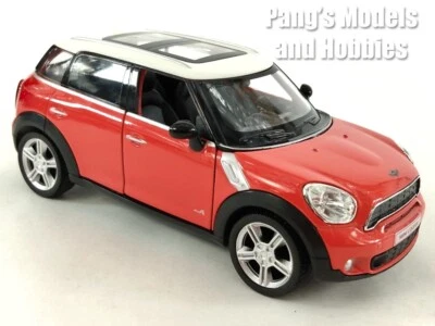 5 Inch Mini Cooper Countryman S 1/34 Scale Diecast Model by Unifortune - RED - Image 1 of 4