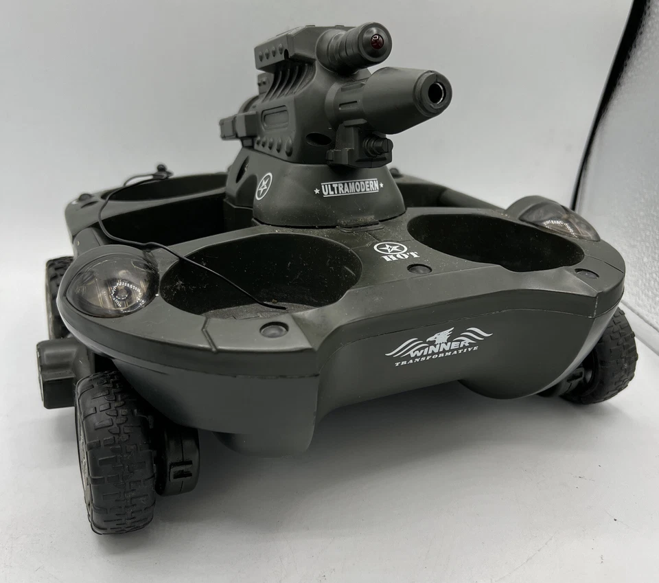 Super Power Amphibious Chariot Shoot Set 4x4 Land & Water Rc Untested No Charger - Image 1 of 4