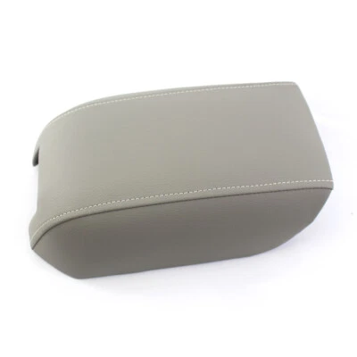 New Synthetic Leather Console Lid Armrest Cover Fits 03-2014 Volvo XC90 Gray PA Foto 1 de 4