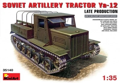 MINI ART 35140 Ya-12 Late Prod Soviet Artillery Tractor - Immagine 1 di 4