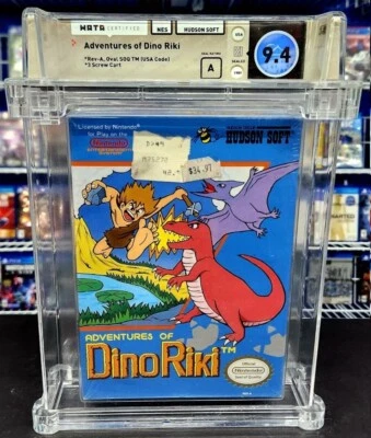 Adventures of Dino-Riki Nintendo Entertainment System NES Nuevo Sellado Wata Graduado Foto 1 de 2