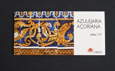 1994 Azores stamp booklet ~ Azulejaria tiles ~ perfect - Image 1 of 2