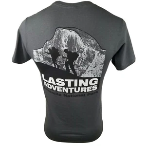 Lasting Adventures Yosemite National Park Graphics T Shirt Sz S Men's EXCELLENT  - Picture 1 of 4