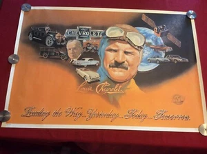 LIMITED EDITION 75th CHEVROLET ANNIVERSARY NUMBERED POSTER-ONLY 500 PRINTED - Picture 1 of 5
