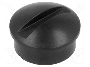 Botón giratorio Kuntoff Ø12x3 mm eje Ø: 6 mm mini botones giratorios negros para cámara triple - Imagen 1 de 1