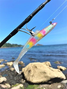 Sidewinder Glitter King Sandeel Fishing Lures - Picture 1 of 3