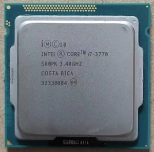 Intel Core I7-3770 LGA 1155 3.40GHz Up to 3.9GHz 8MB quad-core CPU processor - Picture 1 of 1
