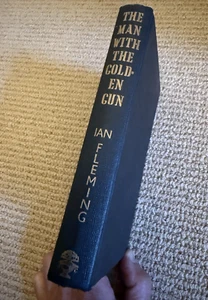 The Man With The Golden Gun - Ian Fleming 1st Ed No D/J 1965 Ex Lib JAMES BOND - Picture 1 of 9