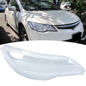 Right Headlight Lens Cover Headlamp Lenses For Honda Civic FD1 FD2 2006-2012 - Picture 1 of 10