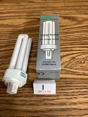 USHIO 32w CF32TE/841 GX24Q3 Compact Fluorescent Light Bulb - Image 1 of 4