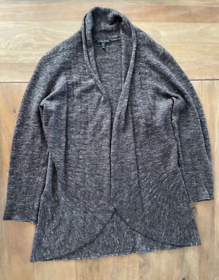 Cárdigan suéter Eileen Fisher de lana/seda/lino frente abierto para mujer pequeño mediano Foto 1 de 4