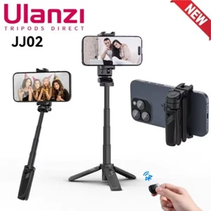 Ulanzi JJ02 Extendable Handgrip Tripod Pocket Size Selfie Stick Wireless Remote  - Picture 1 of 10