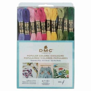 DMC Collector's Edition Popular Colors Pack 36 skeins 6 strand cotton floss NEW - Picture 1 of 6