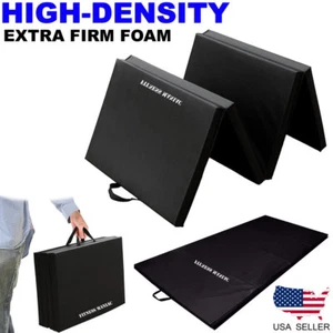 High-Density Firm Foam Four Folding Mat Thick Exercise Gymnastics Panel - Imagen 1 de 5