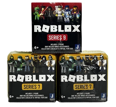 ROBLOX Mysterys Figures, Mixed Lot of 3 - Series 7 & Series 9 Blind Boxes Cover