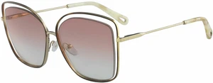 CE133S - CHLOÉ DESIGNER SUNGLASSES - BRAND NEW- [Havana/Peach] - Picture 1 of 1