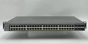 Netgear ProSafe GS752TPS 48-port Gigabit POE 6-port SFP Managed Switch - Picture 1 of 5