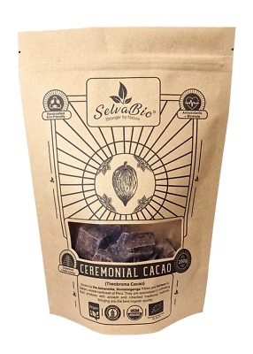 Organic Ceremonial Cacao 250g, Raw Criollo, Direct from Peru, Single Origin - Image 1 of 4